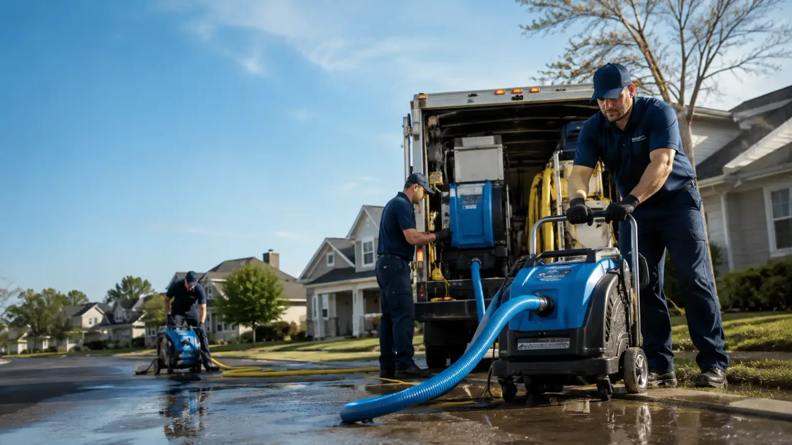 Flood Damage Cleanup in Big Wells, TX